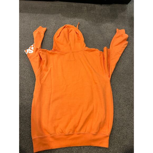 Southpark "Kenny" Orange Hoodie Front Pocket and Sleeve Logo Size S/M - Picture 2 of 3